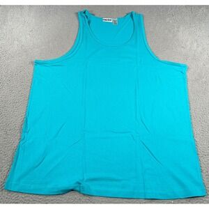 King Size Tank Top Men's 2XL Blue Casual Athleisure Outdoor Sports Pullover NWT